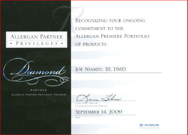 Dr. Niamtu is the only Diamond level Botox provider in the Richmond VA area, and one of only three in the state of Virginia