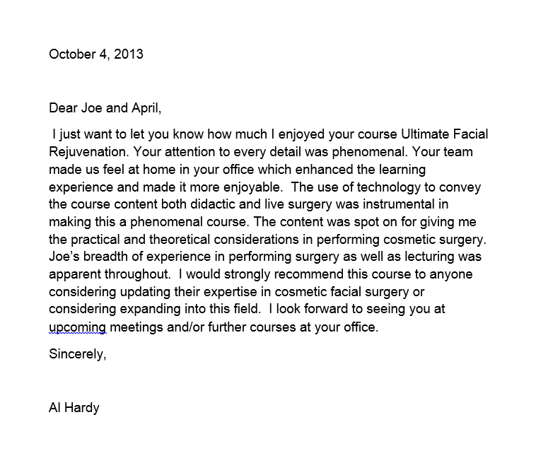 participant comments