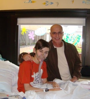 the doctor with a young patient
