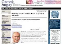 Article: Minimally invasive realities: Focus on practical outcomes Dr Dr. Niamtu Richmond VA