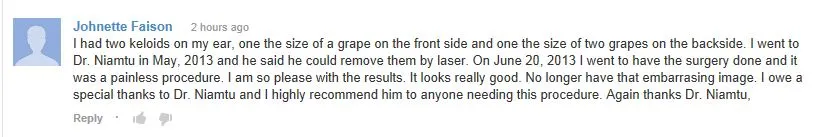 facial scars