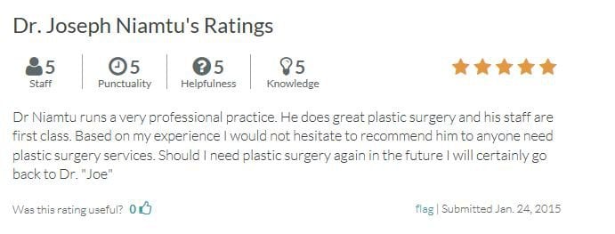 Review for Dr Niamtu