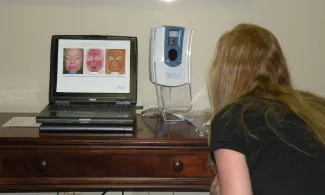 Our office will provide a complimentary skin scan analysis