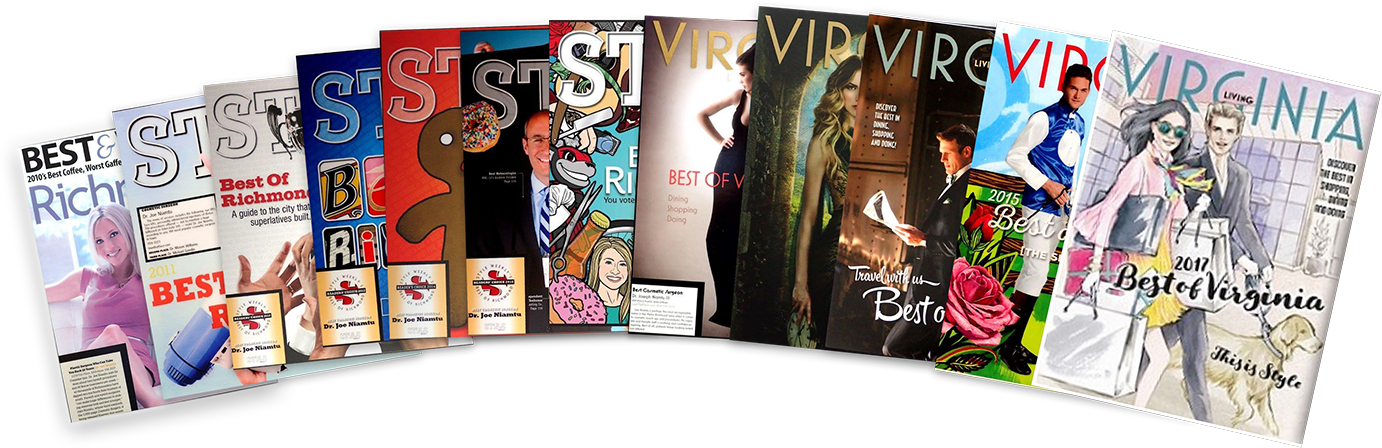 multiple magazine covers