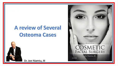 Minimally Invasive Forehead Osteoma Treatment by Dr. Joe Niamtu, III