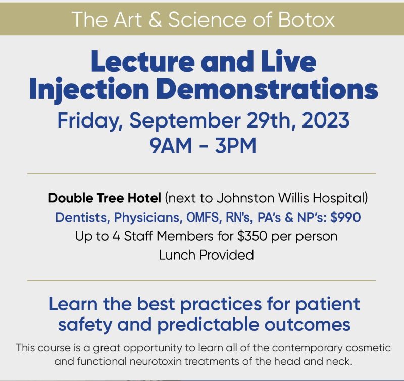 Art and science of Botox