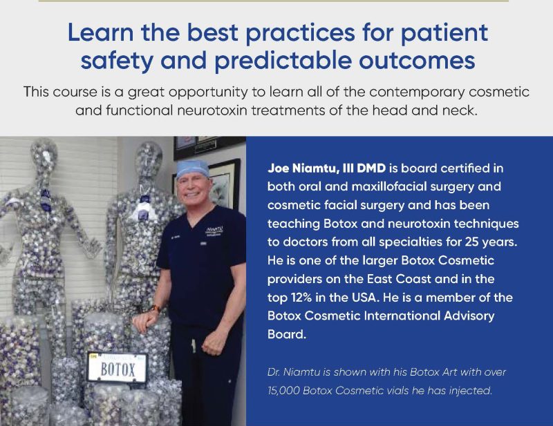Art and science of Botox