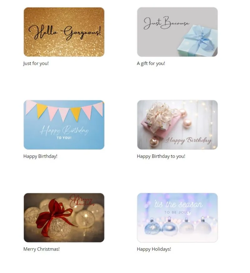facial surgery gift cards