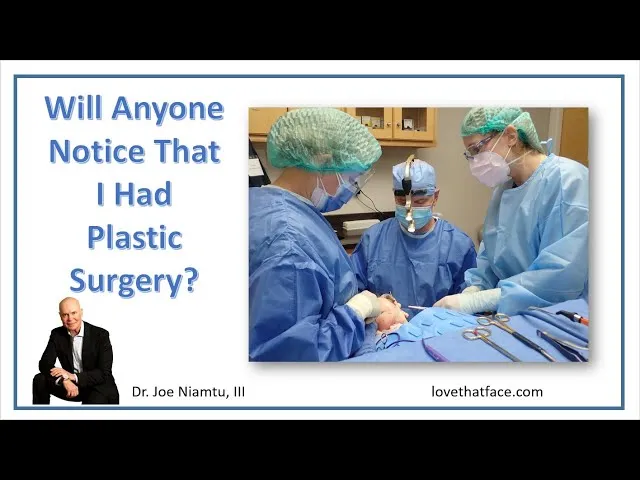 Will Anyone Notice That I Had Plastic Surgery Video Thumbnail